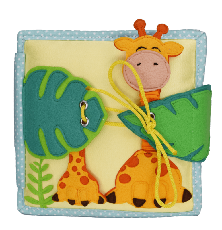 Jolly Jungle - 6 page mini quiet book