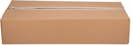 Embalaje de envío de cartón - paquete de 25 piezas - 54 x 27 x 11 cm - onda única - caja para envío - caja de envío de cartón - caja de empaque para envío - soluciones de embalaje de cartón - marrón