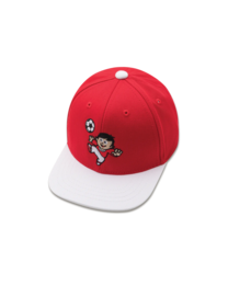 koaa – Mainzelmännchen “Fritzchen am Ball” – Snapback rød/hvid