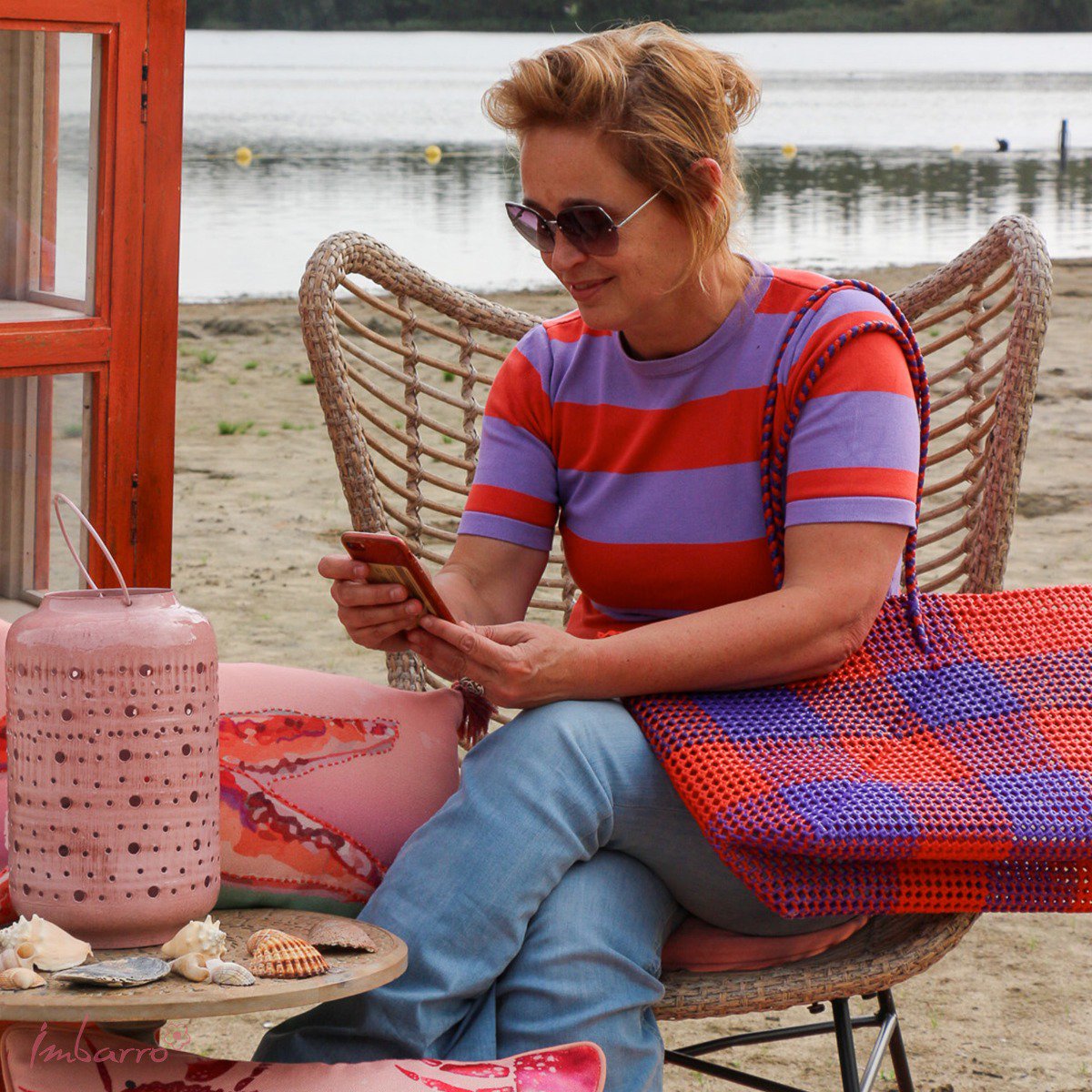 Shopper Liv Purple/Orange