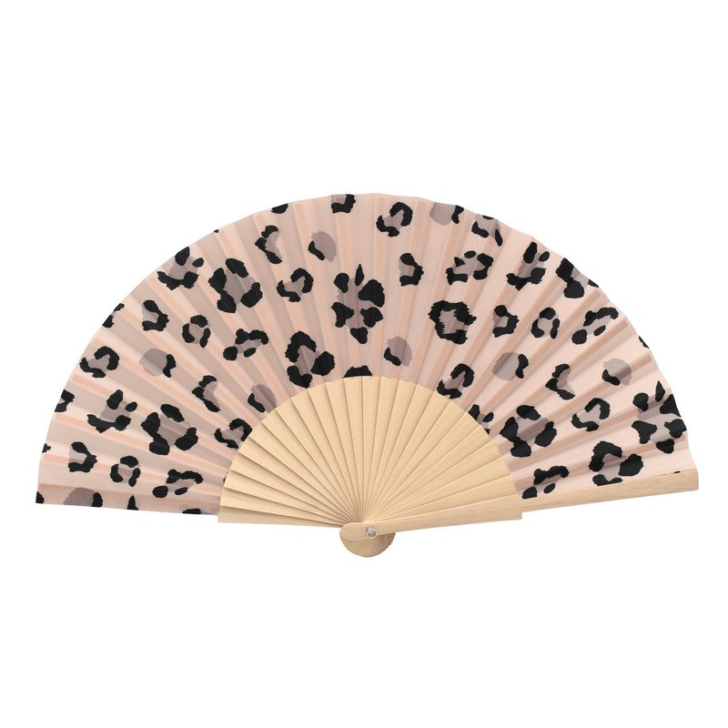 Words Cherry Fan – Wood and Fabric Fan