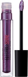  Gloss Electric Shine Gemey Maybelline - n°170 Lunar is a shimmering purple lip gloss with a glossy, high-shine finish. The product provides a vibrant, metallic-like color that enhances the lips.