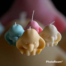 ¡Ya disponible! Vela Adorable Dumbo/Elefante Bebé - Baby Shower