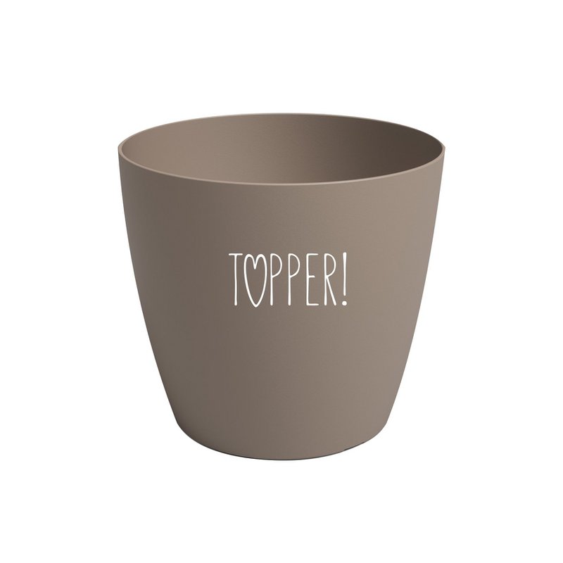 Flowerpot „Topper” - Taupe
