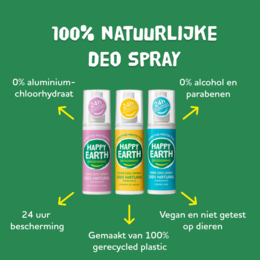 Naturlig deodorant spray cedertræ lime