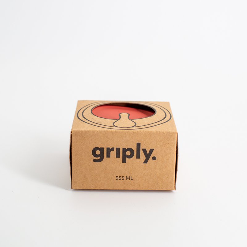Tazza da caffè pieghevole Griply - Rossa - 355 ML