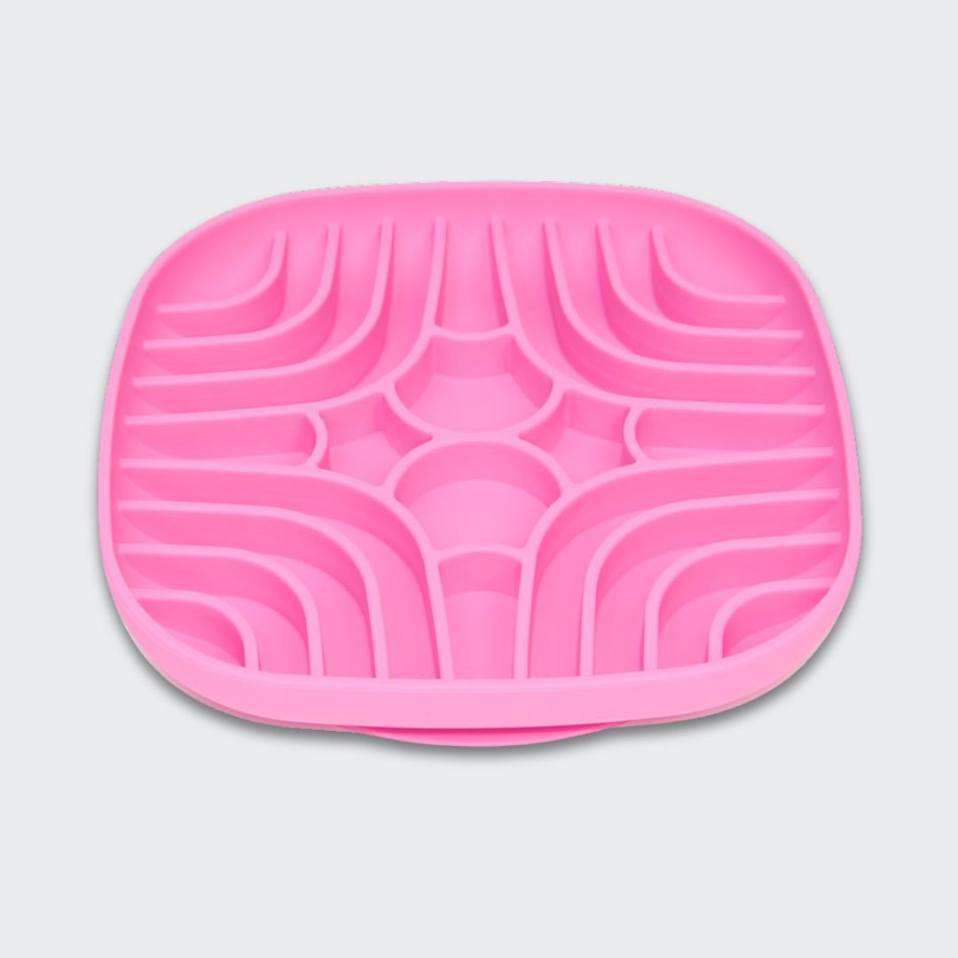 Employment toys slow feeder "tasty" pink l