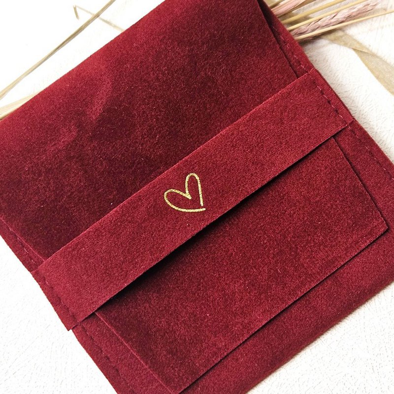 Jewelry bag Hartje Bordeaux Red