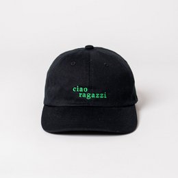 hej gutter Premium Dad Cap - Sort & Grøn