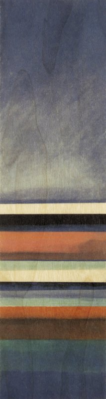 Houten boekenleggers mp.pastels blauw h