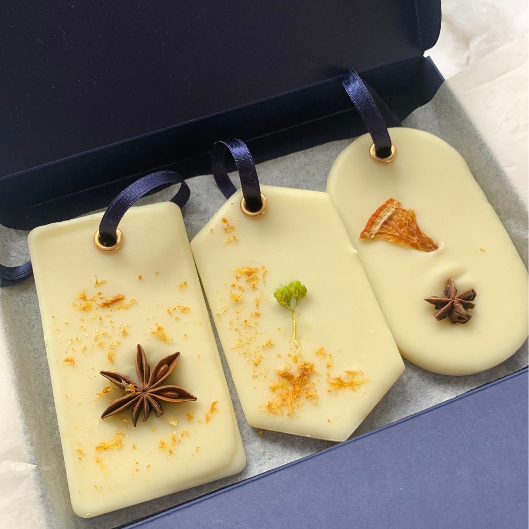 Æske med 3 solide hjemmedufte Citrus Zest