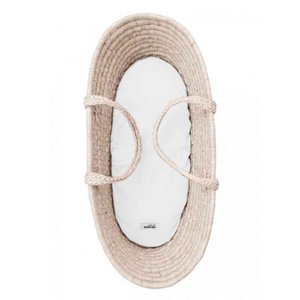 CARRY COT/MOSES BASKET MUSLIN SHEET WHITE