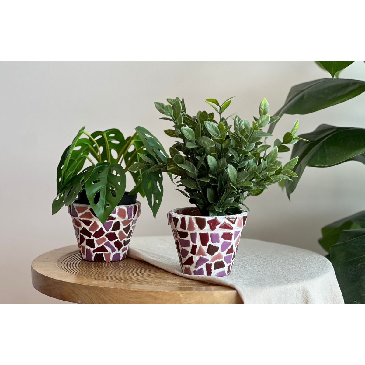 Paquet de bricolage Mosaic Flowerpot (2 pièces)