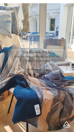 Plaid - Tenture - dessus de lit - 140x180 cm - Design Gilles Giacomotti