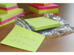 Info notes 75x75mm bright green green 80 sheet