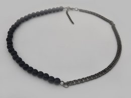 %2370 Pearl link necklace