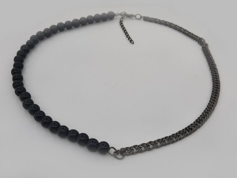 %2370 Pearl link necklace