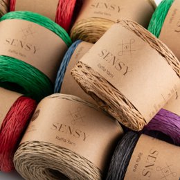 Sensy Premium 274 iarde %100 filato di rafia di carta