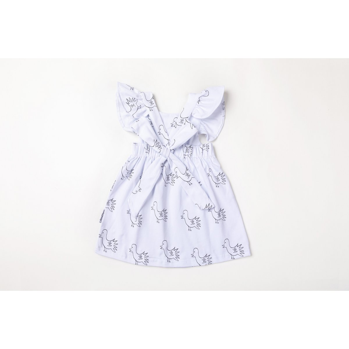 Short-Sleeved Dress with Doll-Doll the Bird