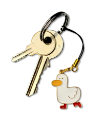 Llavero de Metal con Pato