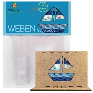 Craft kit sailboat weaving