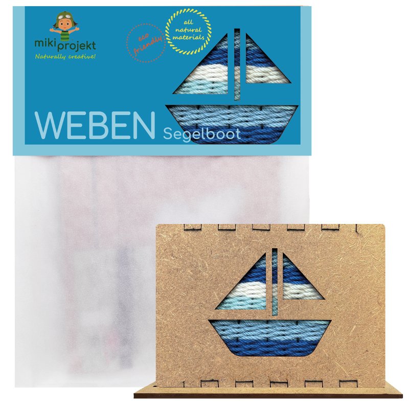 Craft kit sailboat weaving