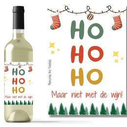  White wine bottle with label "Vriendinnen Wijn" (Friends Wine). Suitable for gifting or personal enjoyment.