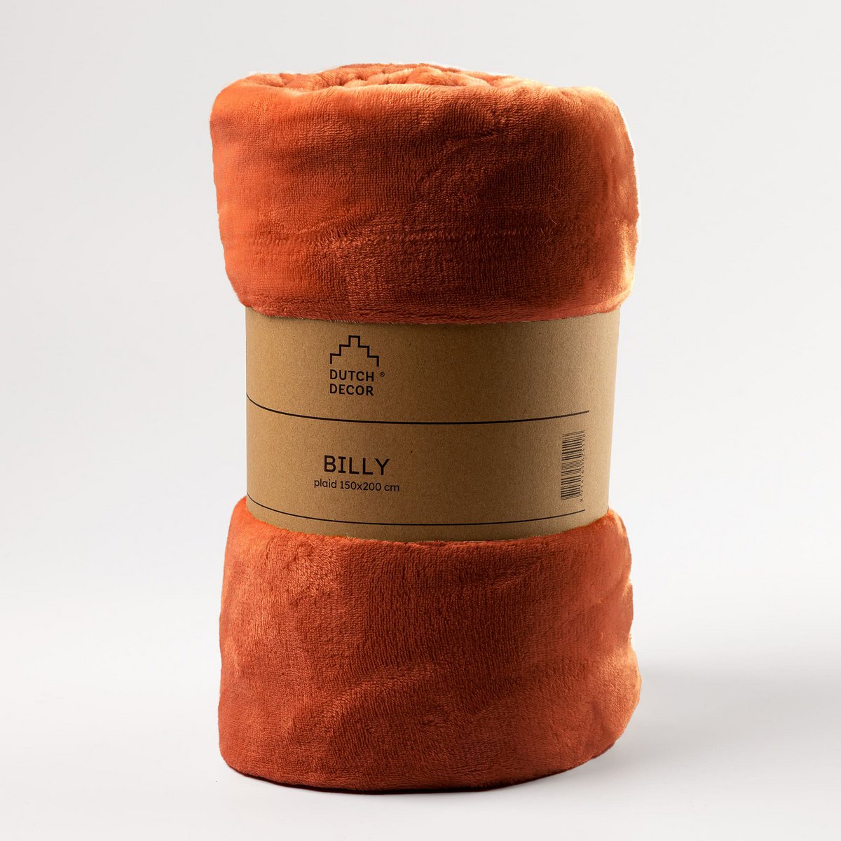 Dutch Decor BILLY - Plaid 150x200 cm Potters Clay - orange-terracotta