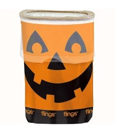 Bote de Basura Desechable con Estampado de Calabazas – Halloween (Amscan)