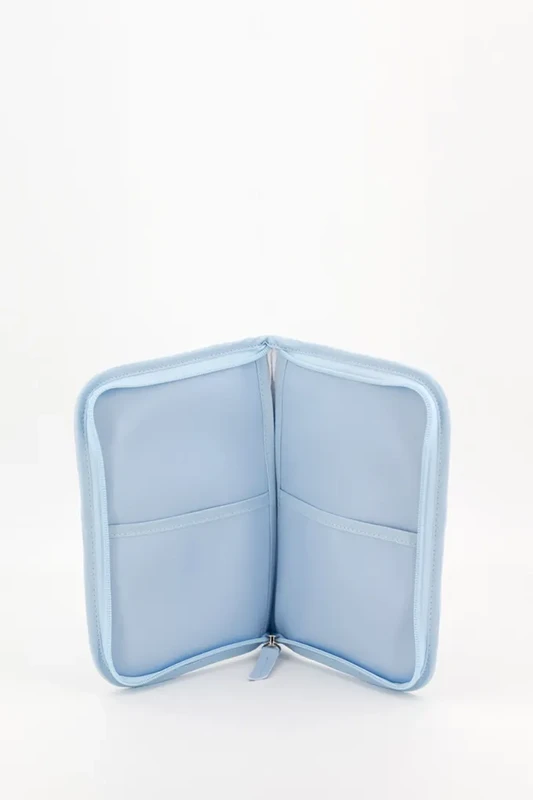 Porte-documents en similicuir pour bébé avec nœud