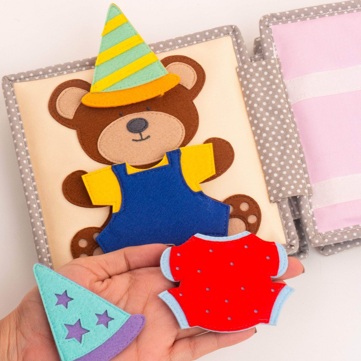 Happy Bearsday - 6 siders mini stille bog