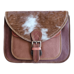 Leather animal print bag Bella Winter