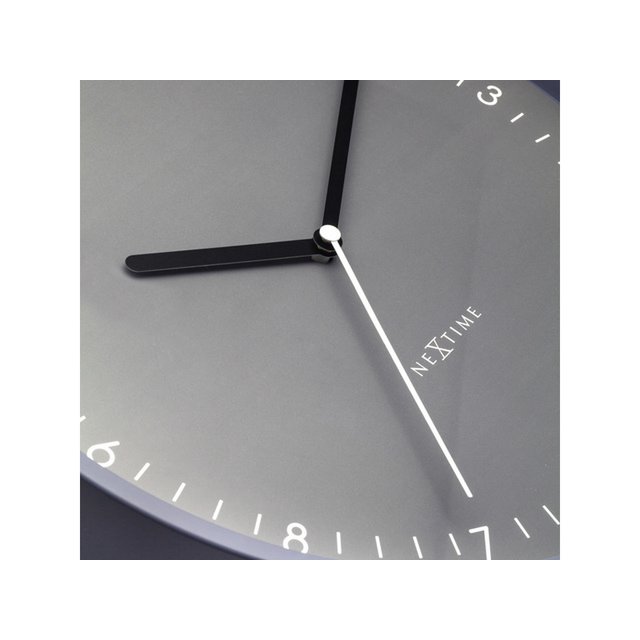 Zegar ścienny NeXtime Berlin 30 cm szary