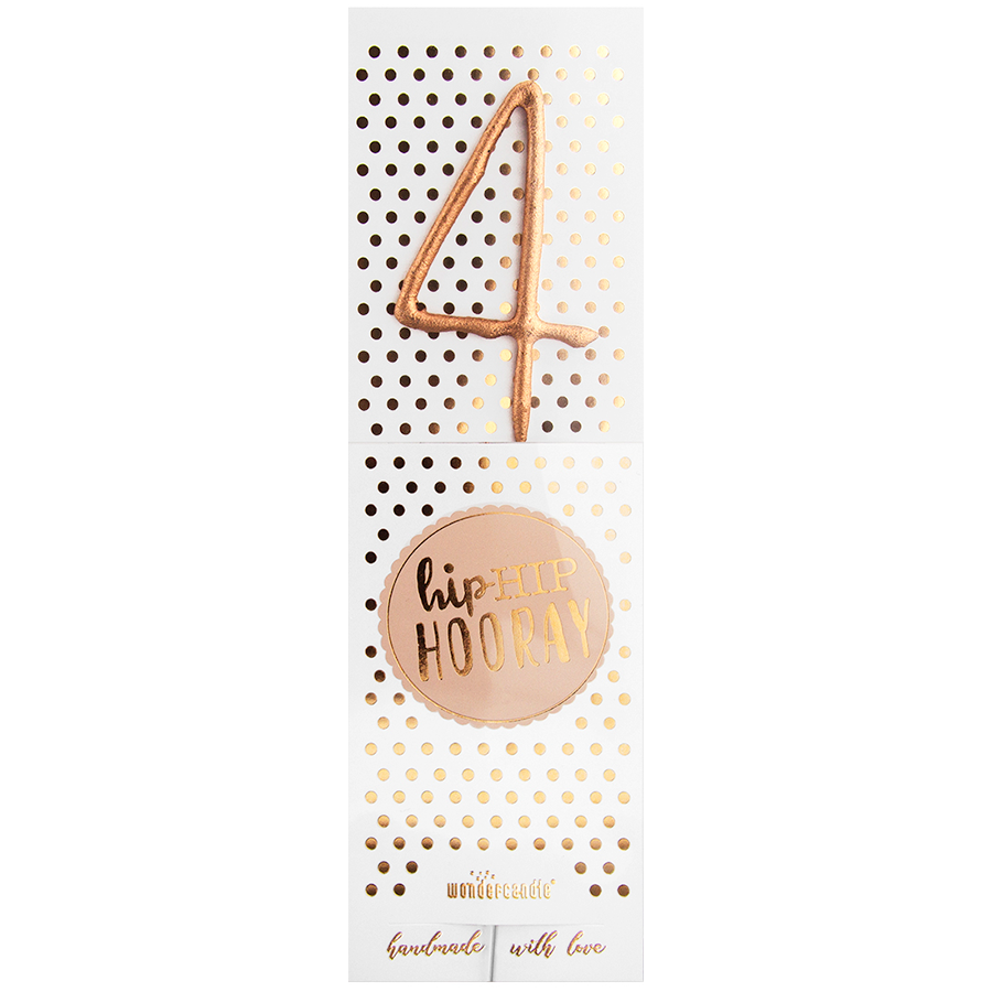 Hiphip hooray Roségold 290 Sortiment 144 Wondercandle® classic