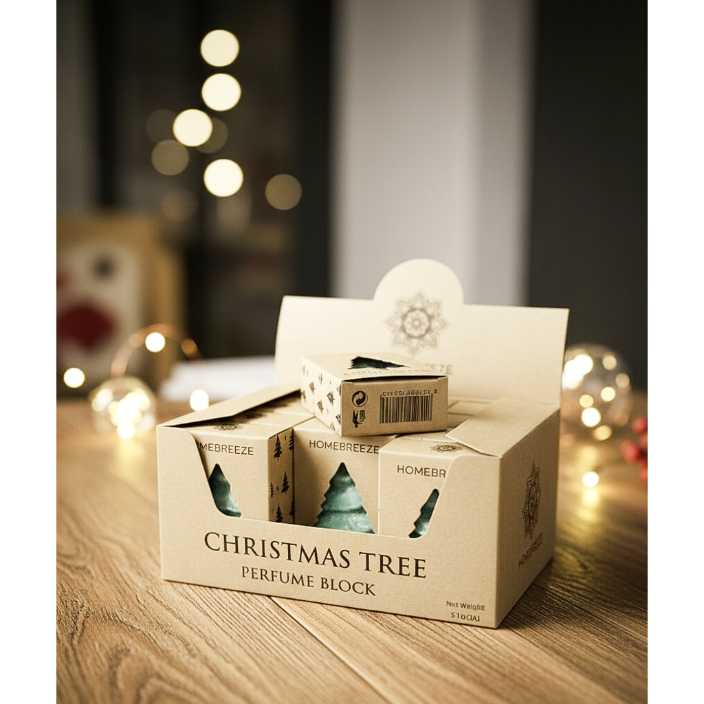 Christmas Tree Perfume Block (packaged in 12 pieces)