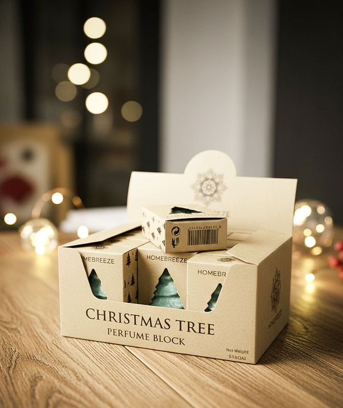 Christmas Tree Perfume Block (packaged in 12 pieces)