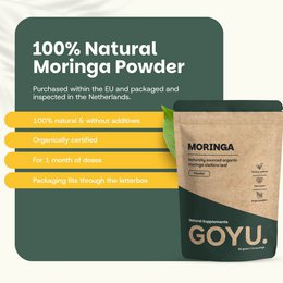 Moringa pulver økologisk - 60 gram
