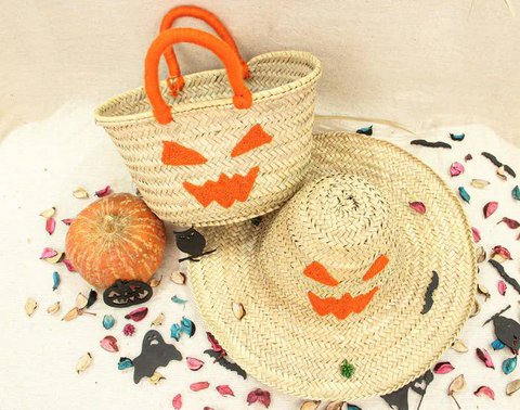 Angry Pumpkin Pack! Halloween bag and hat