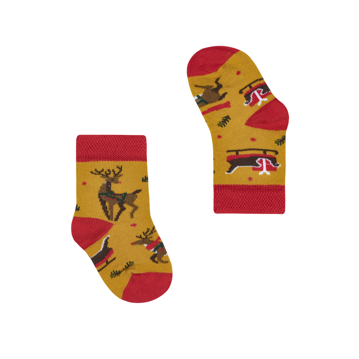 Weihnachts-Rentier-Socken für Kinder