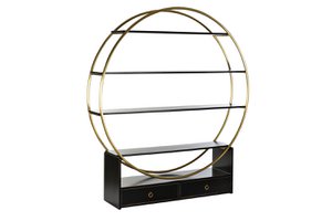 ESTANTERIA ALAMO METAL 160X35X180 NEGRO MB189009