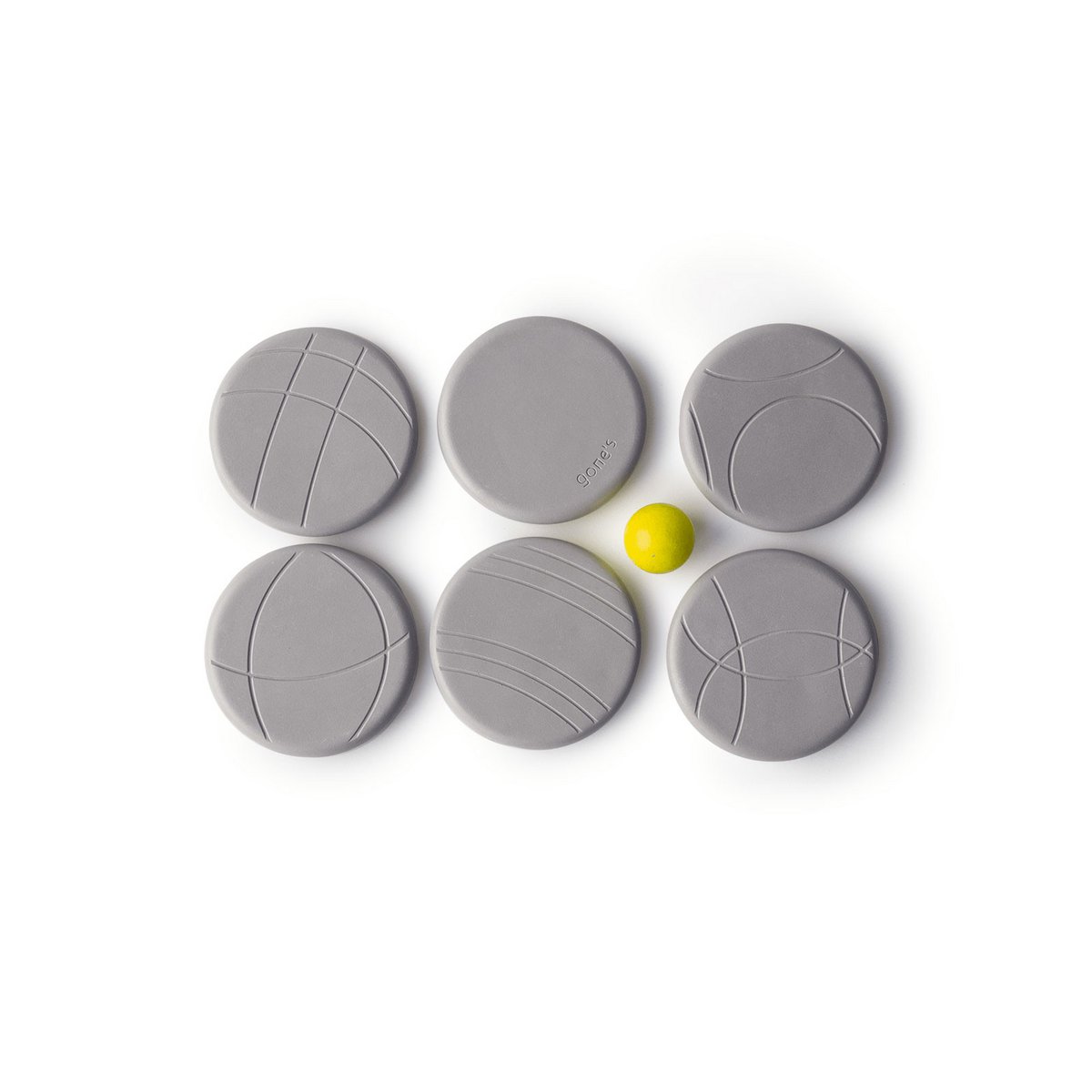 Posavasos de hormigón y corcho x6 - Pétanque