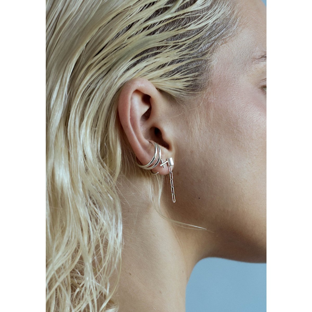 El Dorado Huggie Earrings Silver