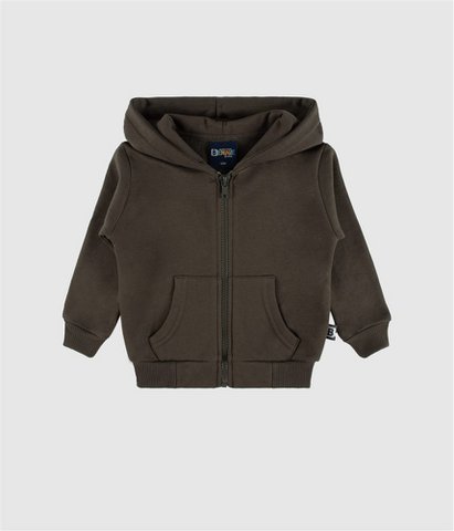Basic Brushed Fleece Zip-Up Jacket