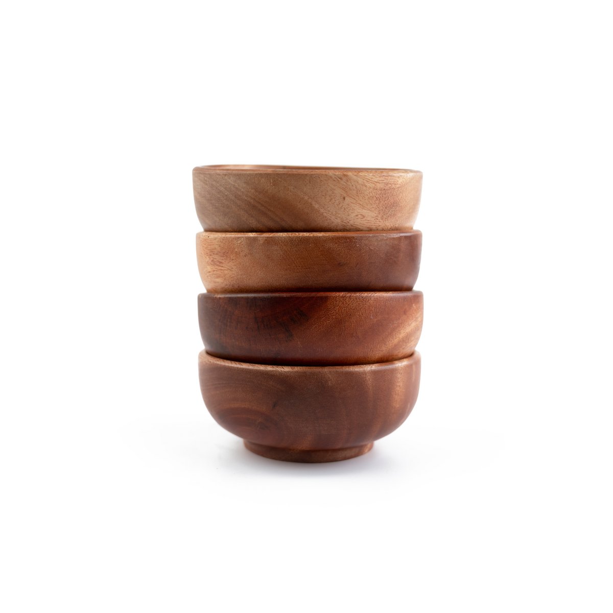 Handmade Tableware - Dessert Bowl - Ø12 cm - Eco-friendly - Khaya Wood