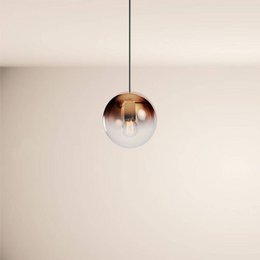 s.luce Orb sfera di vetro lampada da galleria 500cm sospensione nero