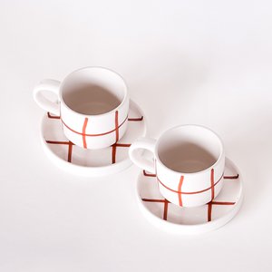 Espresso-Tassengitter – Cotto-Orange