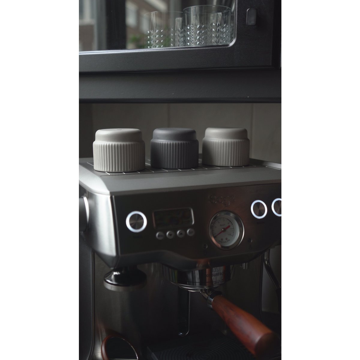 Cappuccino mug Column | light grey