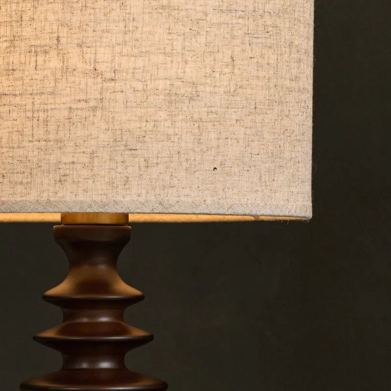 Bodhi Donkerbruine Houten Lamp