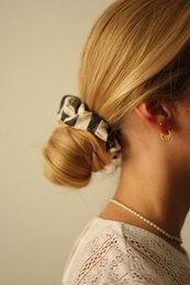 Håndlavet Scrunchie Ole | Sort