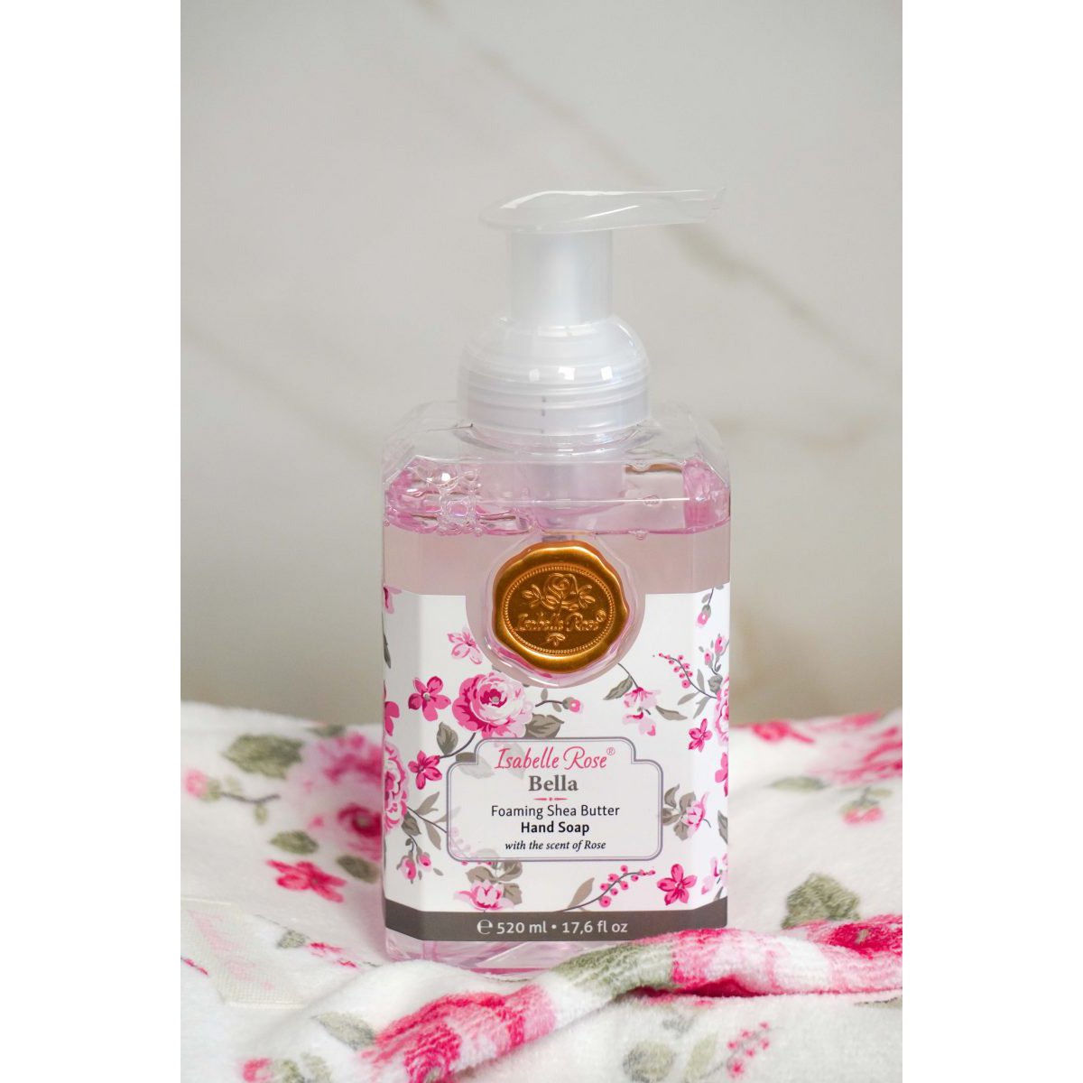 Schäumende Sheabutterseife Bella 520 ml Isabelle Rose